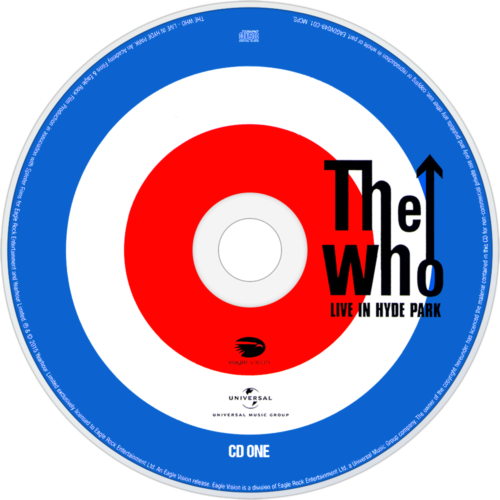 Label Disc: The Who – Live In Hyde Park CD | Relix