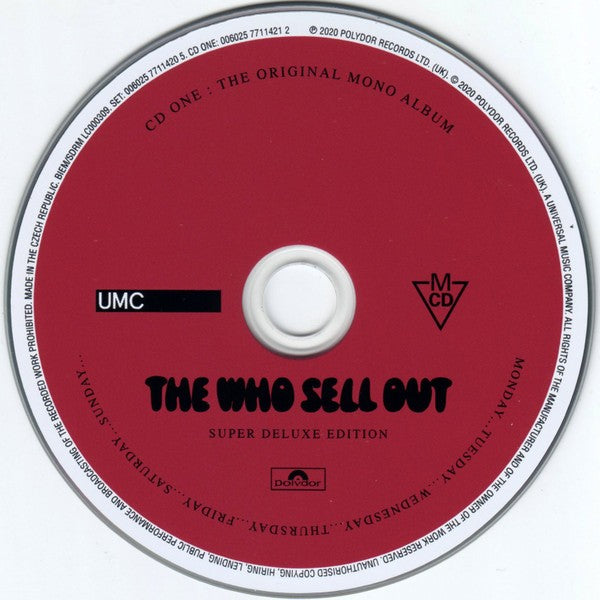 Label Disc: The Who – The Who Sell Out: Deluxe Edition (5 CD + 2 7in Singles Box Set) CD | Relix