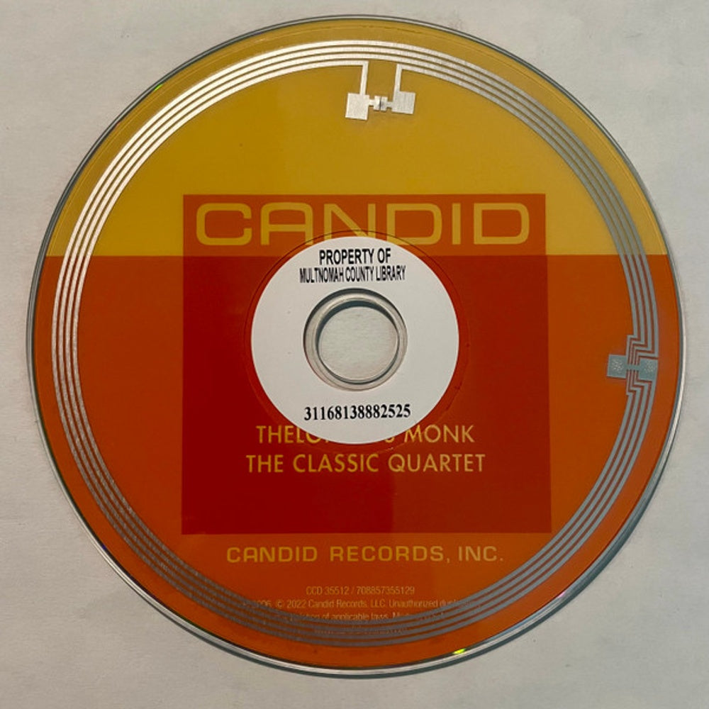 Label Disc: Thelonious Monk – Classic Quartet (Digipak CD) CD | Relix