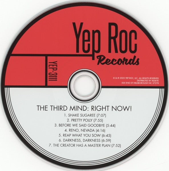 Label Disc: Third Mind – Right Now (Wal CD) CD | Relix