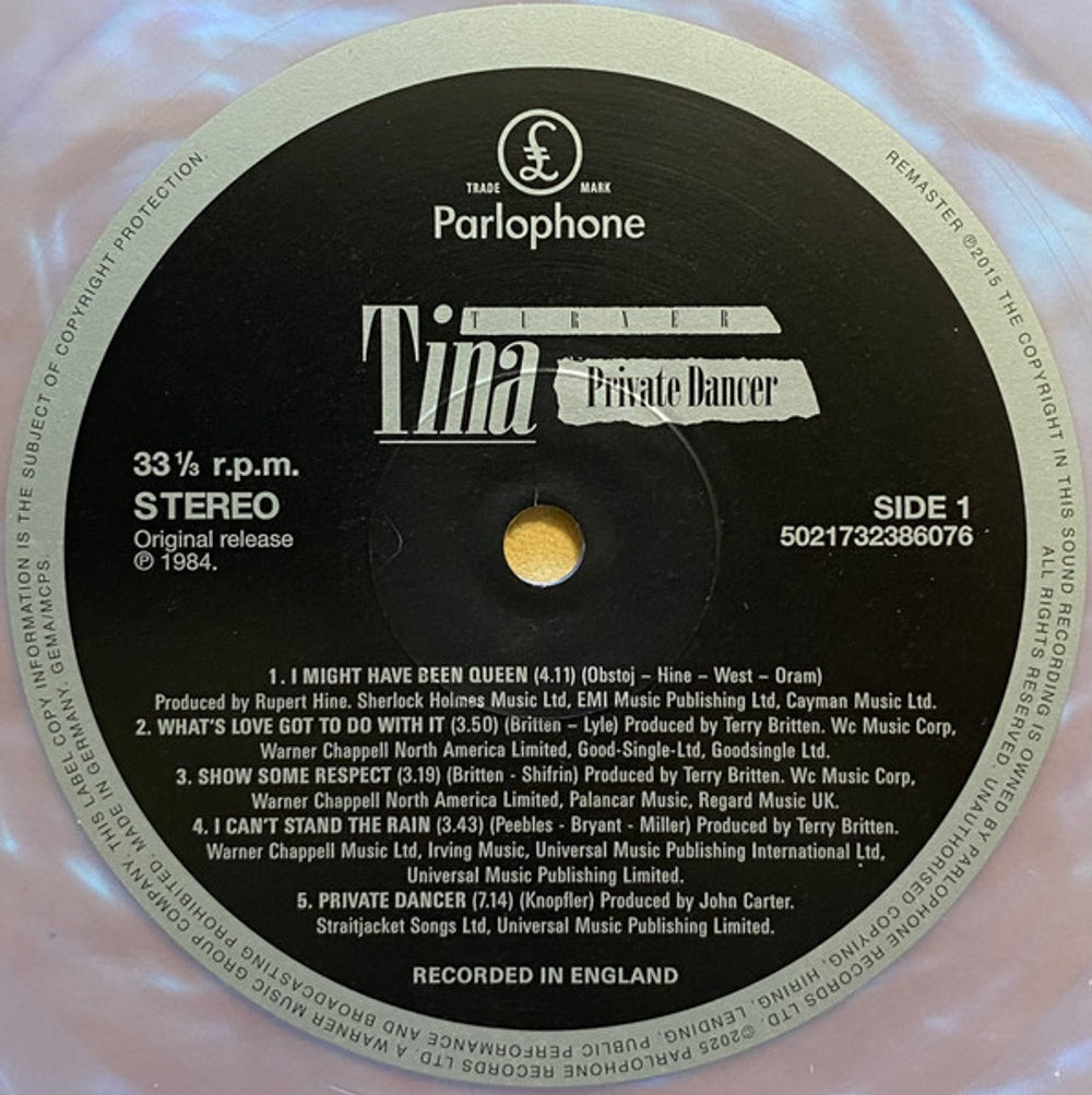 Label Disc: Tina Turner – Private Dancer (Colored LP Vinyl) Vinyl LP | Relix
