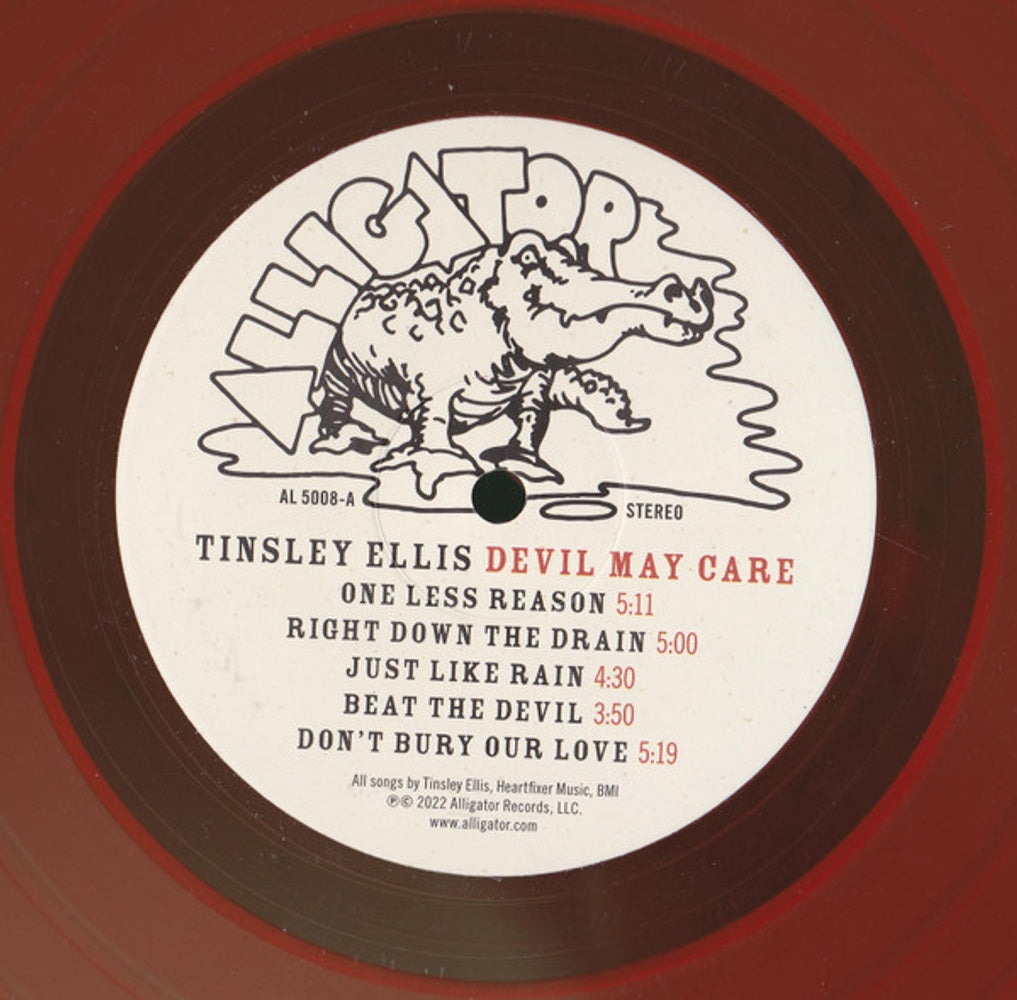 Label Disc: Tinsley Ellis – Devil May Care (Limited Edition Translucent Red LP Vinyl) Vinyl LP | Relix