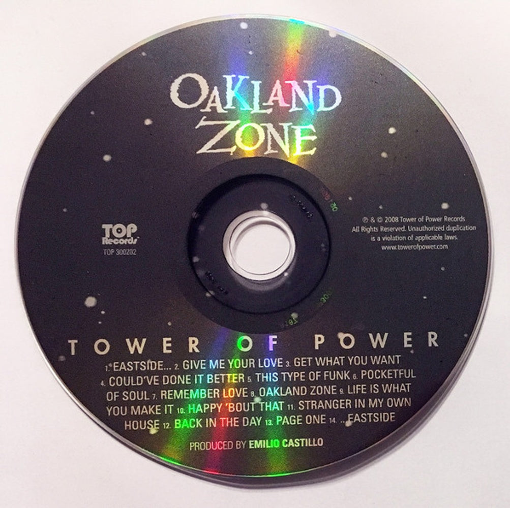 Label Disc: Tower Of Power – Oakland Zone CD | Relix