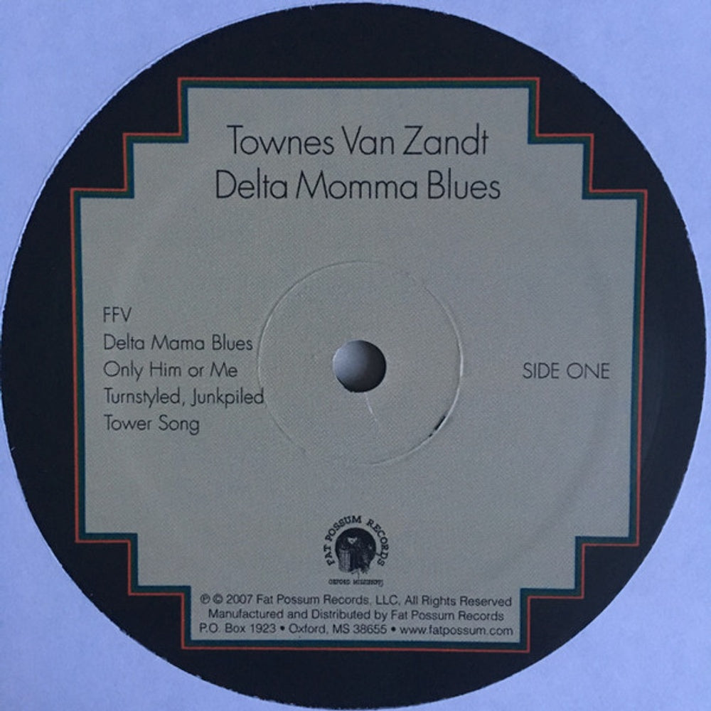 Label Disc: Townes Van Zandt – Delta Momma Blues (180 Gram LP Vinyl) Vinyl LP | Relix