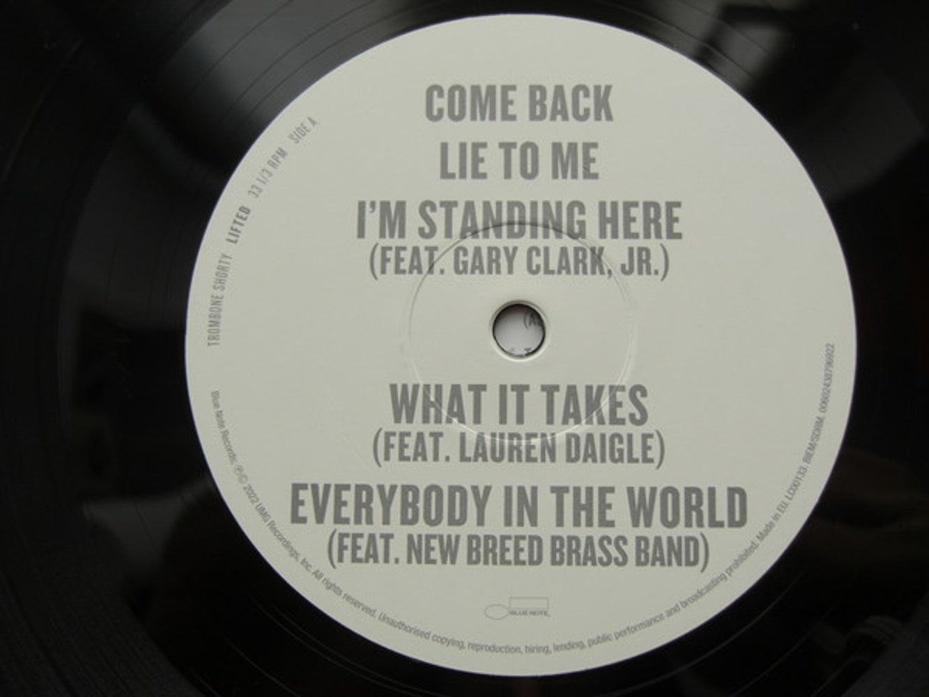Label Disc: Trombone Shorty – Lifted Vinyl LP | Relix