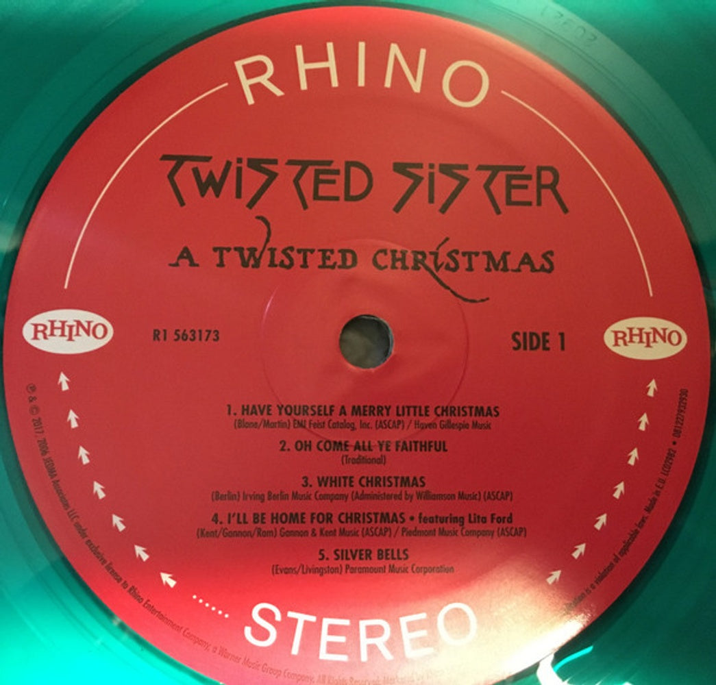 Label Disc: Twisted Sister – A Twisted Christmas Vinyl LP | Relix