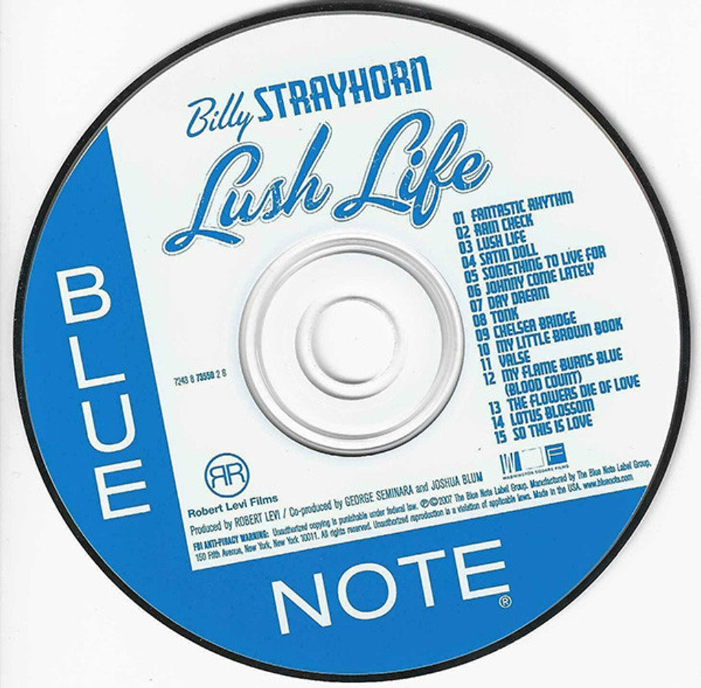 Label Disc: Various Artists – Billy Strayhorn: Lush Life (Original Soundtrack CD) CD | Relix