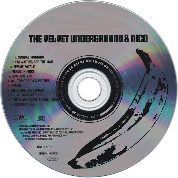 Label Disc: Velvet Underground – Velvet Underground & Nico (CD) CD | Relix