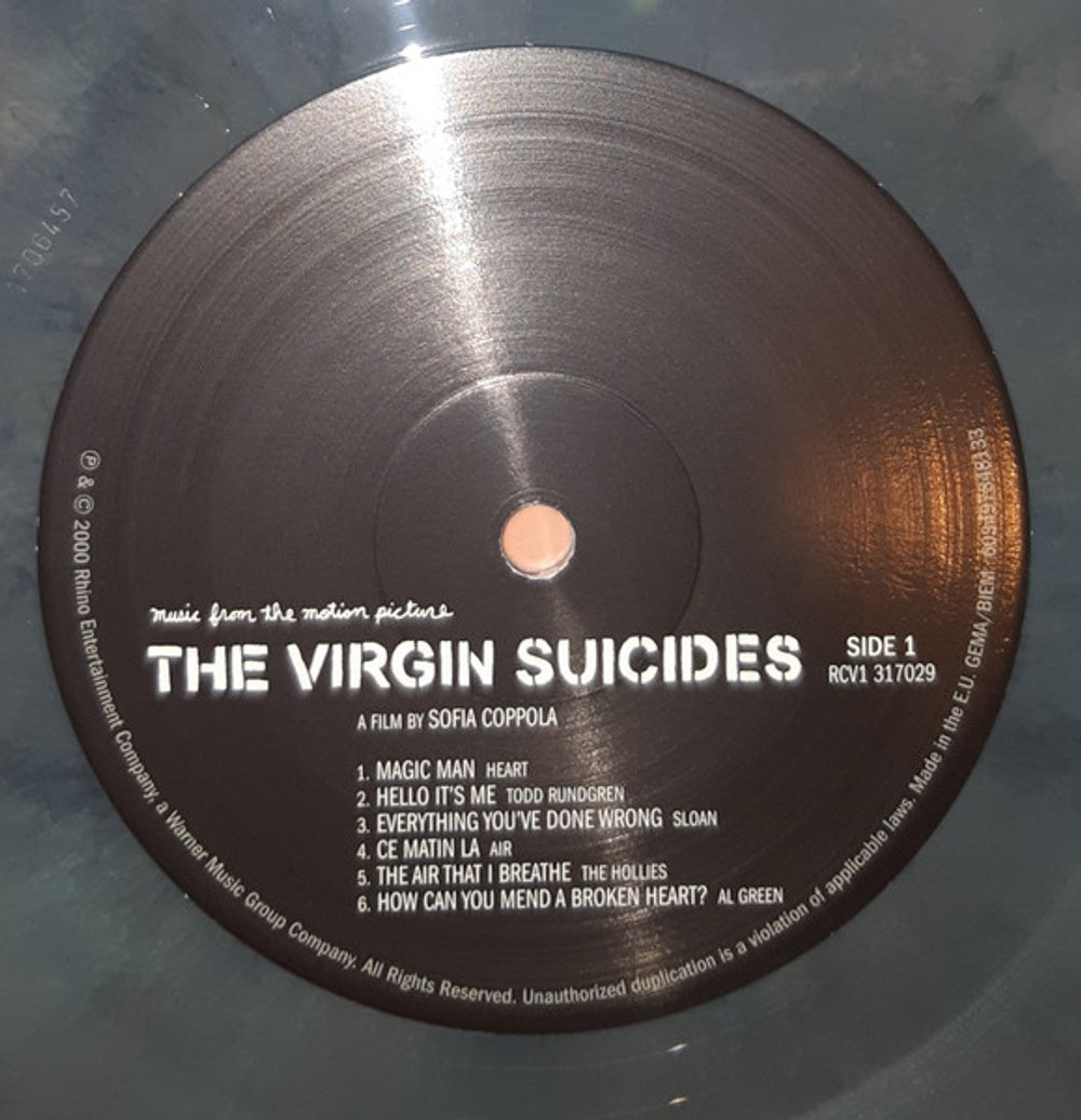 Label Disc: Virgin Suicides - O.S.T. – Virgin Suicides - O.S.T. (Colored, Limited Edition, Ofgv, Eco LP Vinyl) Vinyl LP | Relix