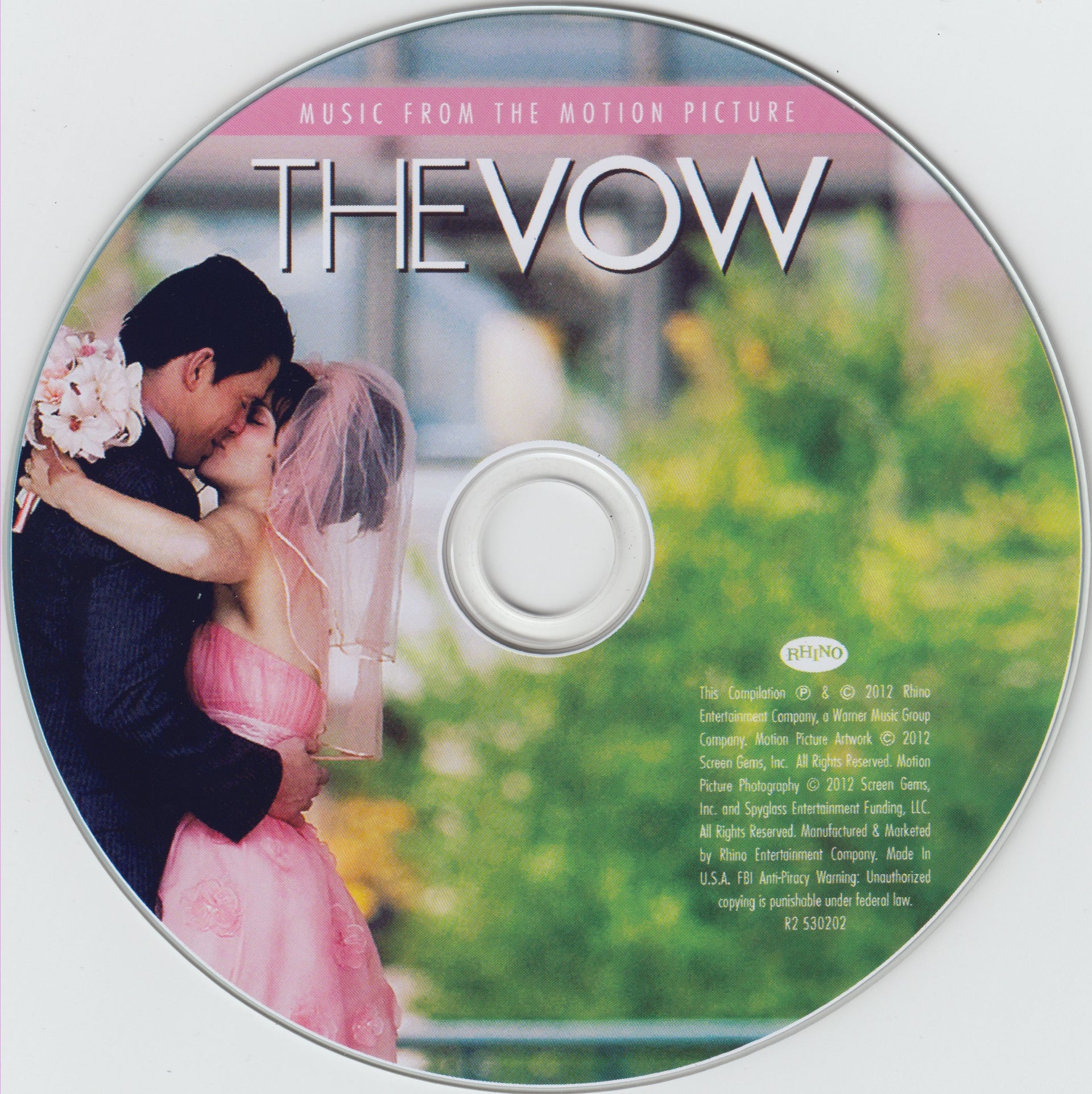 Label Disc: Vow Music From The Motion Picture/Various – The Vow: Music From The Motion Picture CD | Relix