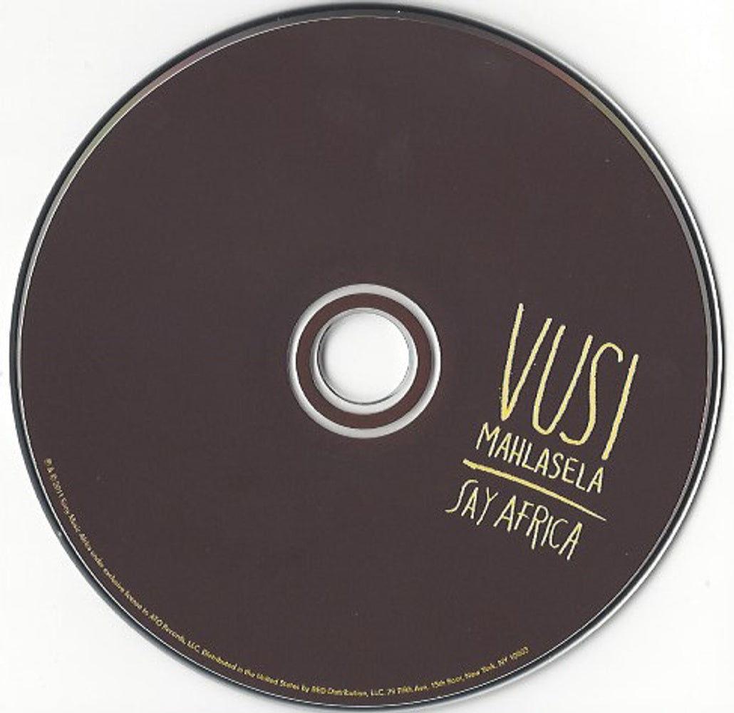 Label Disc: Vusi Mahlasela – Say Africa CD | Relix