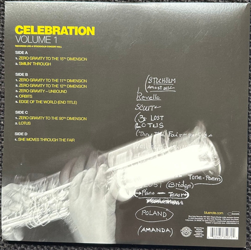 Label Disc: Wayne Shorter – Celebration, Volume 1 Vinyl LP | Relix