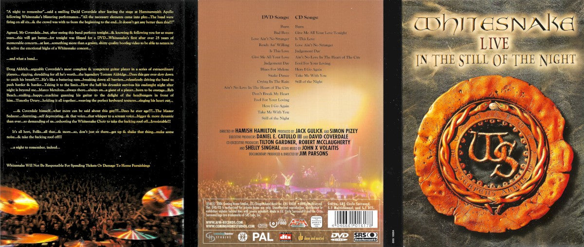 Label Disc: Whitesnake – Live In The Still Of The Night Vinyl LP | Relix