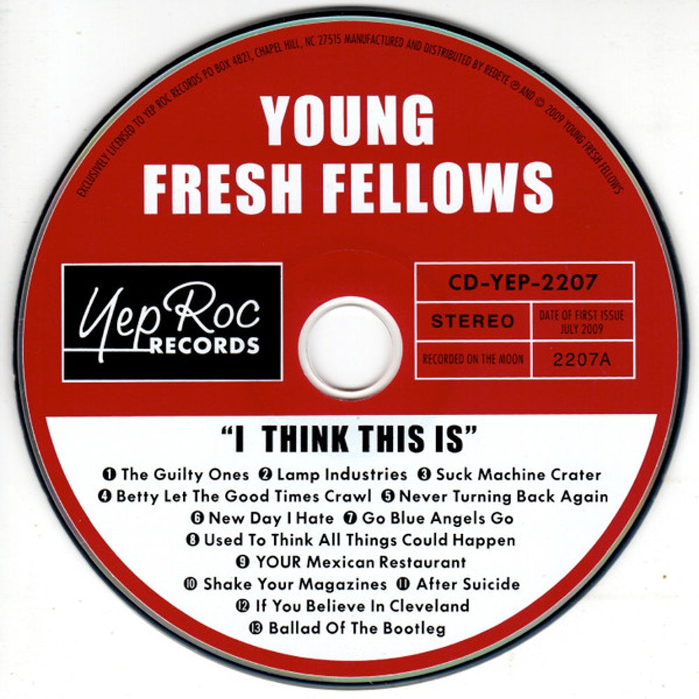 Label Disc: Young Fresh Fellows – I Think This Is CD | Relix