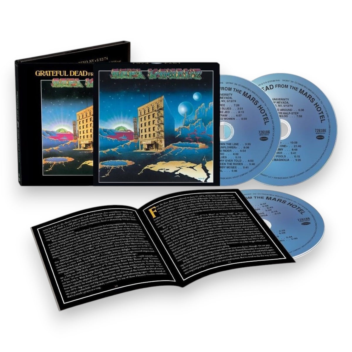 Grateful Dead – From The Mars Hotel (50th Anniversary, Deluxe 3-CD Set) - Front