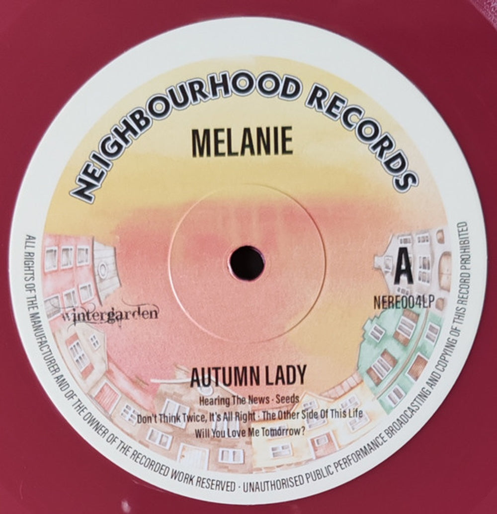 Melanie – Autumn Lady (Colored, Red LP Vinyl) – Image – Relix – 1000x1033px