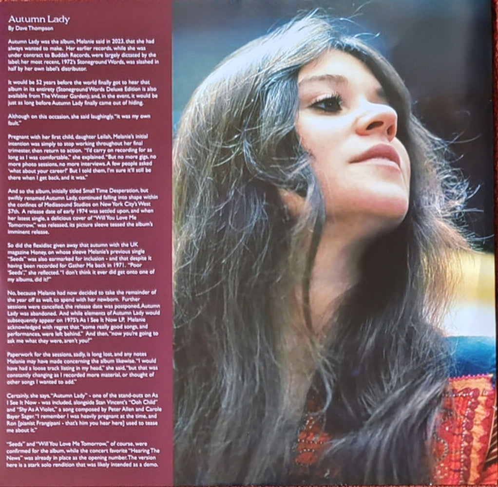 Melanie – Autumn Lady (Colored, Red LP Vinyl) – Image – Relix – 1022x1000px