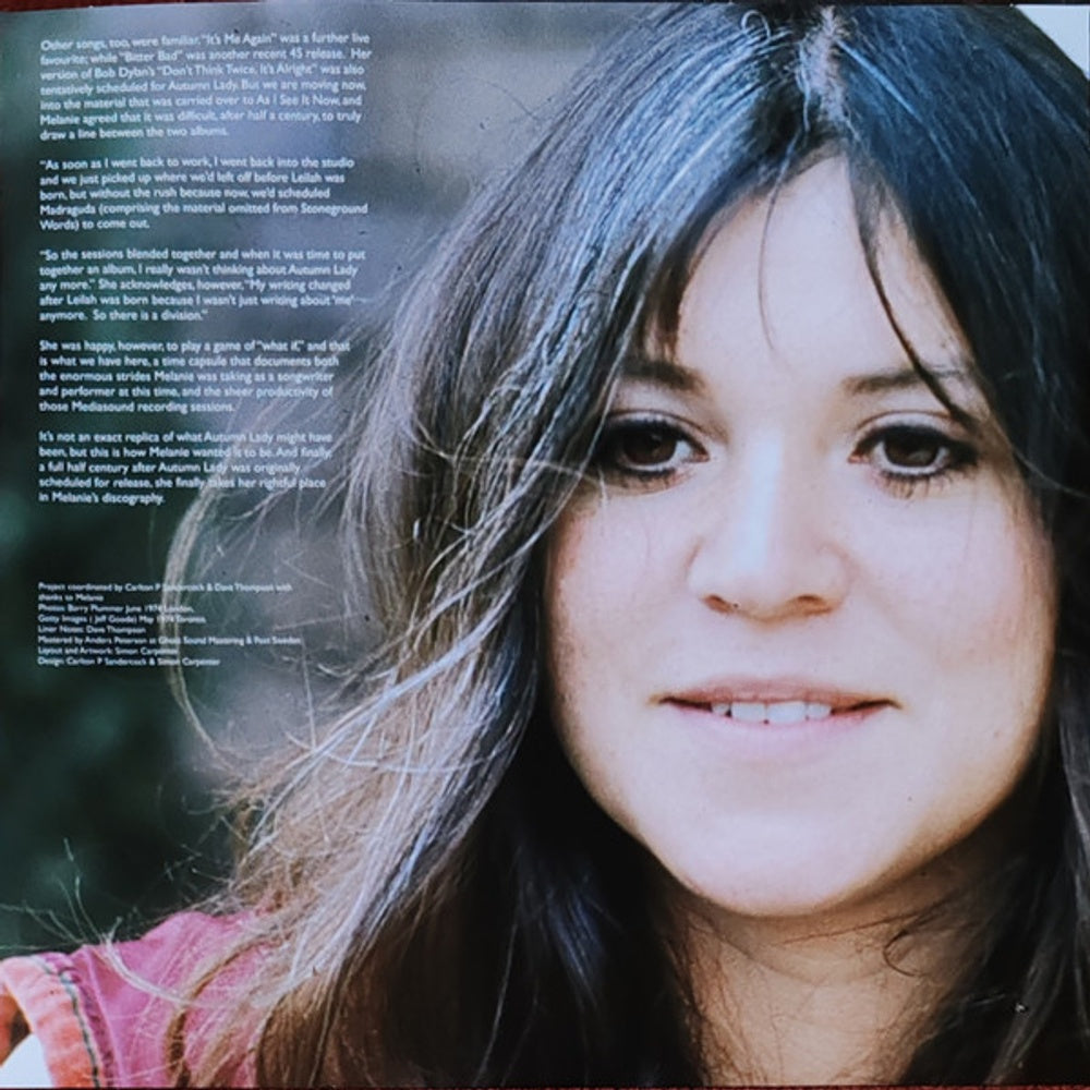 Melanie – Autumn Lady (Colored, Red LP Vinyl) – Image – Relix – 1000x1000px