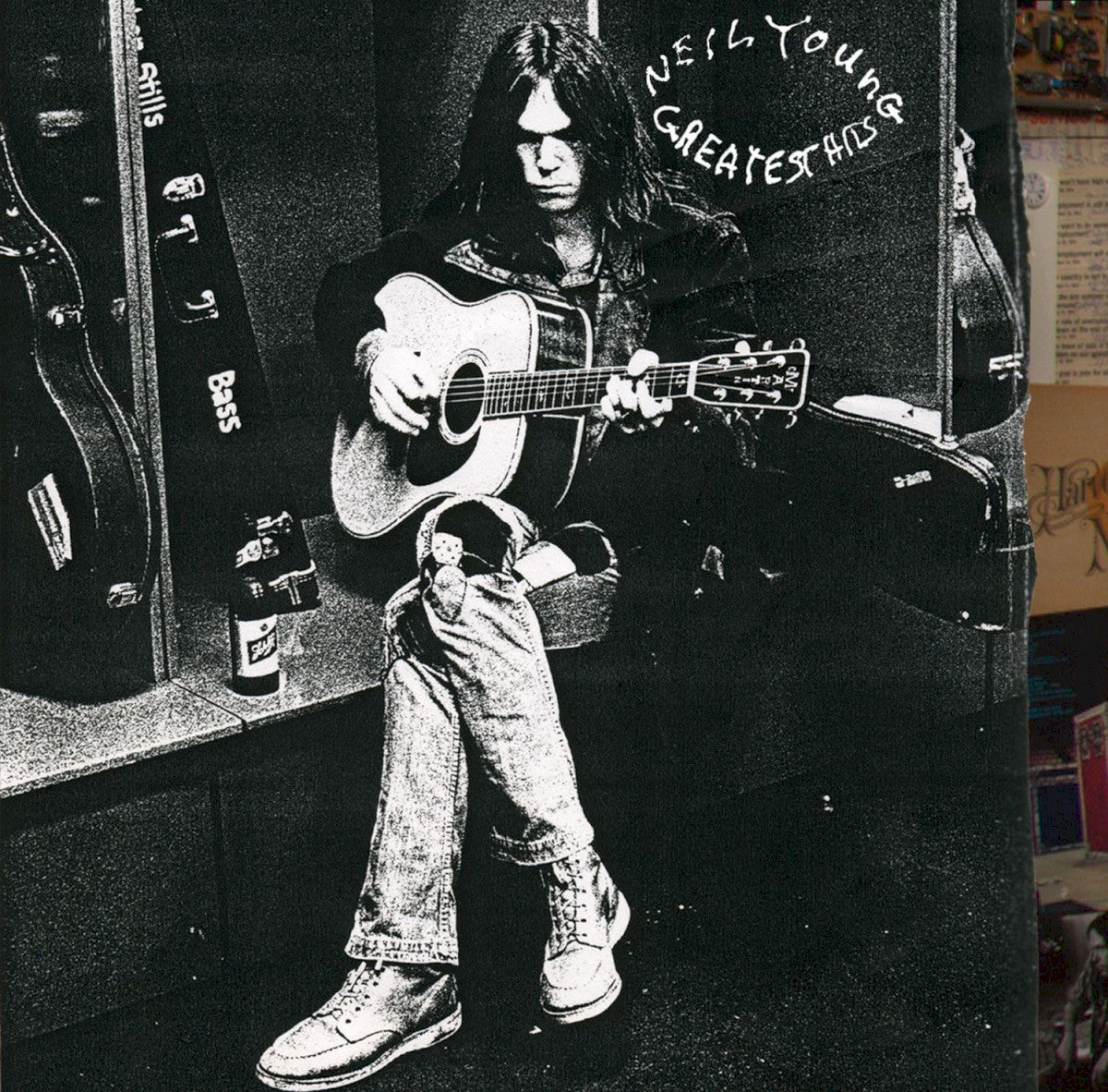Neil Young – Greatest Hits (Bonus 7" Single LP Vinyl) – Front Cover – Relix – 1200x1200px
