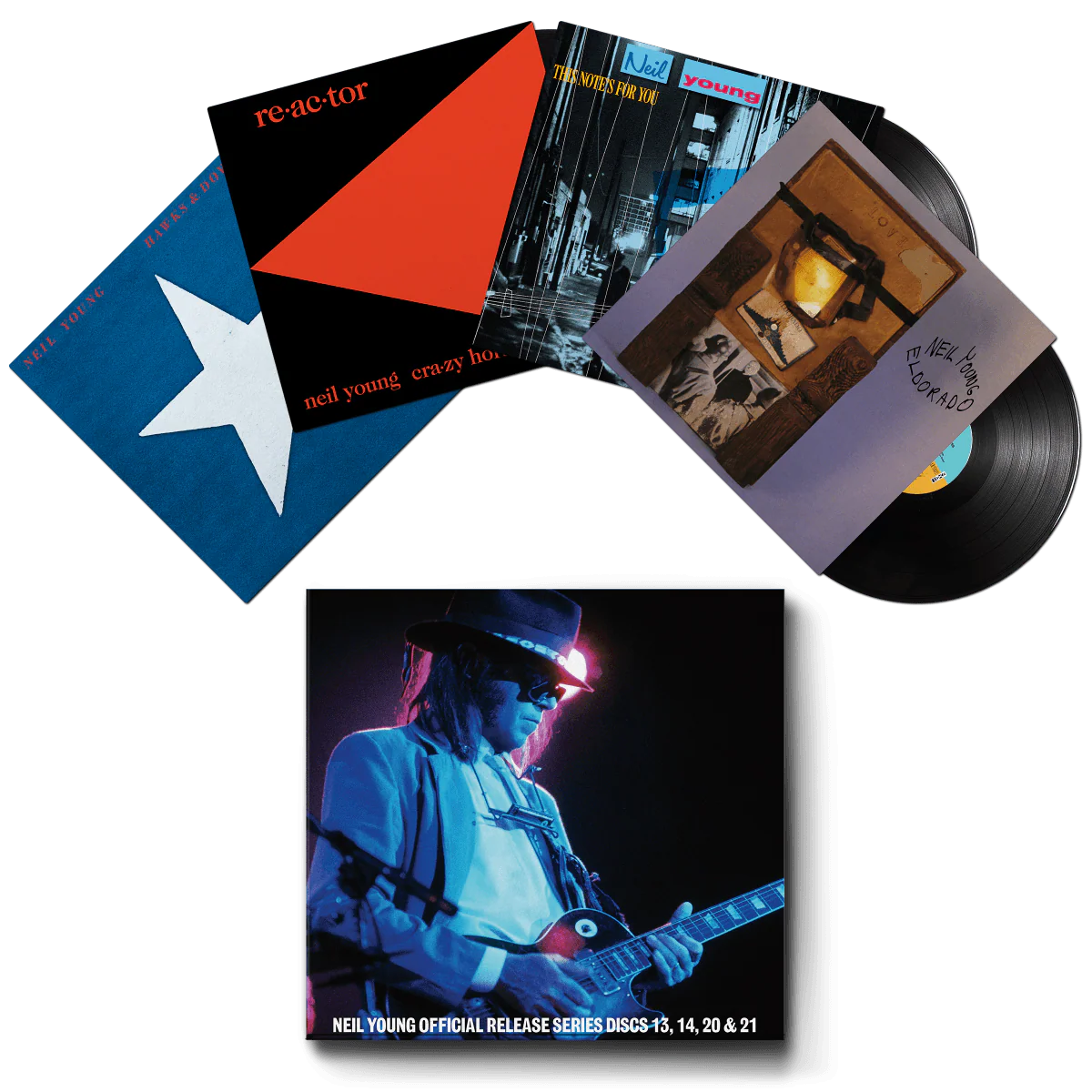 Neil Young - Official Release Series Discs 13, 14, 20 & 21 (Indie Exclusive 4-LP Vinyl)