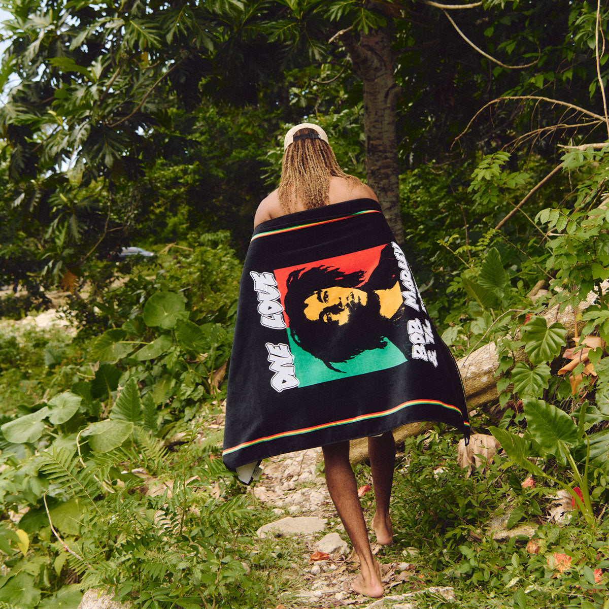 One Love Beach Towel | Bob Marley x Slowtide