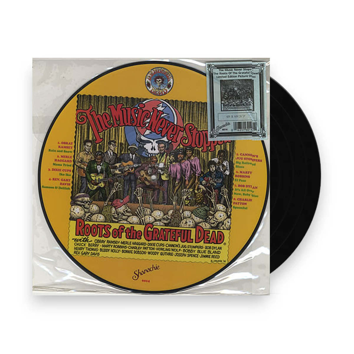 Packshot – The Music Never Stopped: Roots Of The Grateful Dead (LP Vinyl) – LP – Relix