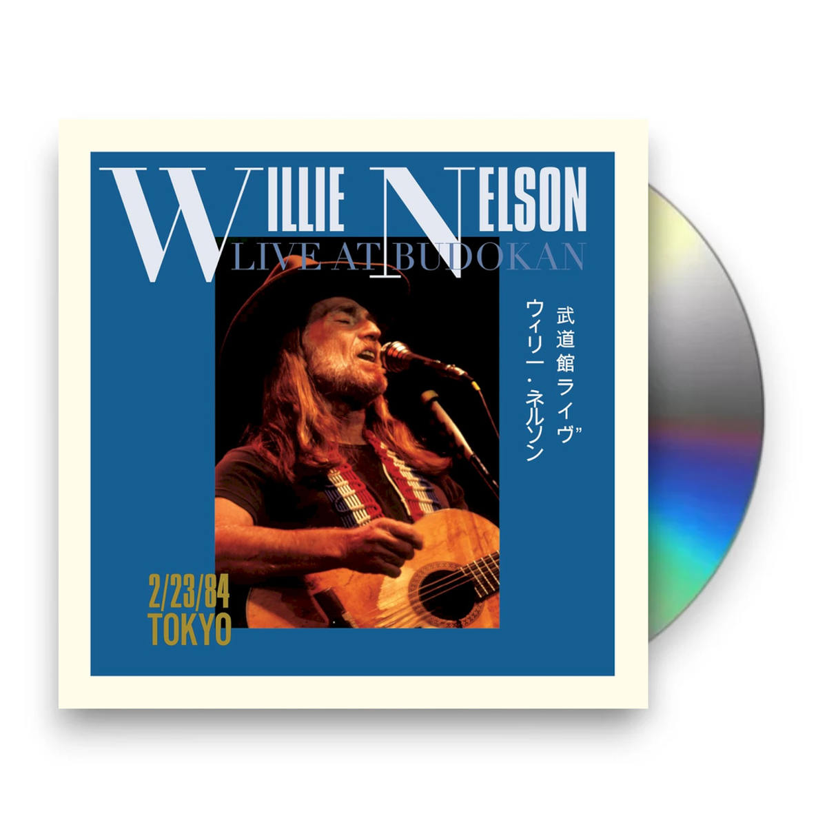 Packshot – Willie Nelson – Live At Budokan (2CD/DVD) – CD – Relix