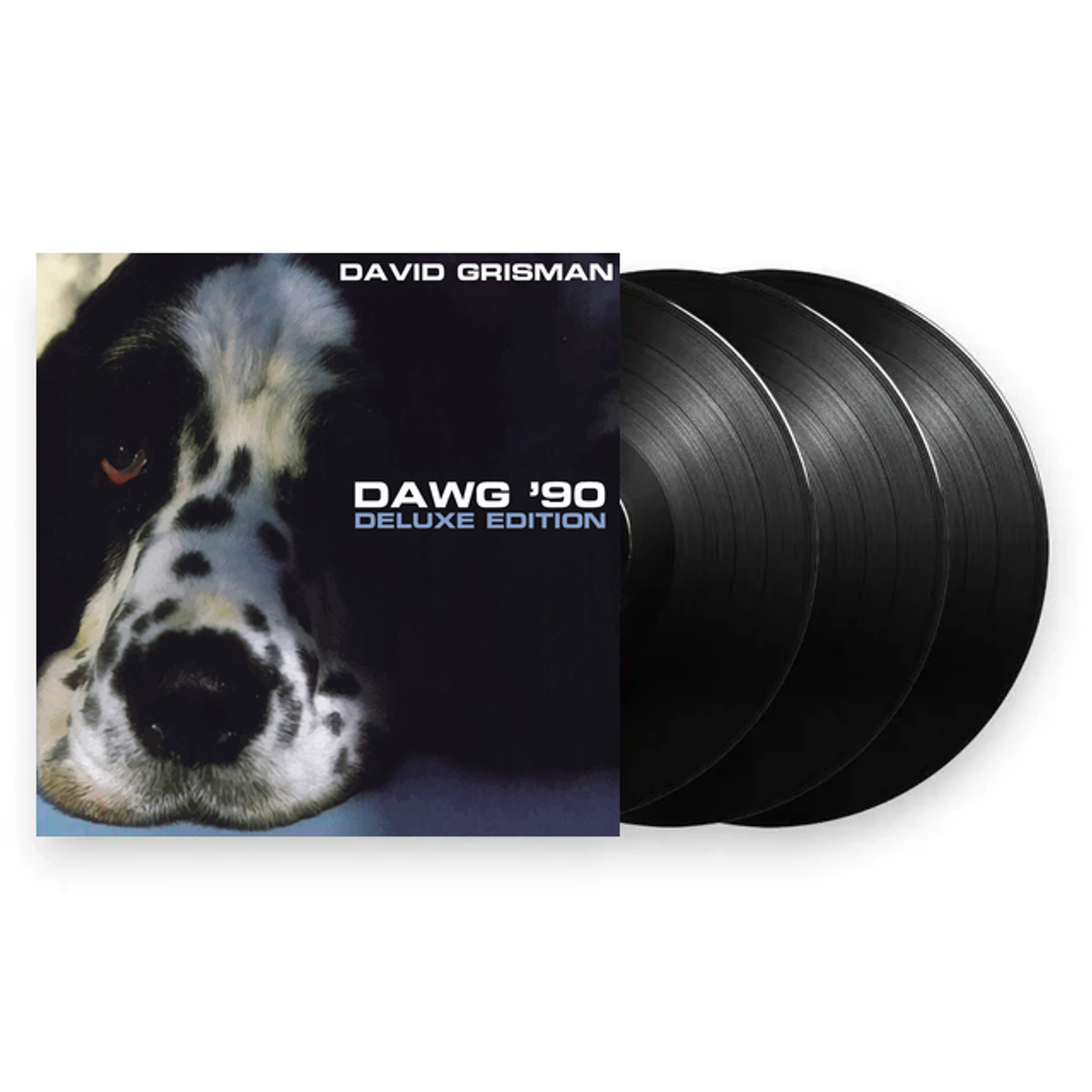 Packshot – David Grisman – Dawg '90 (Deluxe, Rsd, Record Store Day, RSD Black Friday 2024 LP Vinyl) – 3xLP – Relix