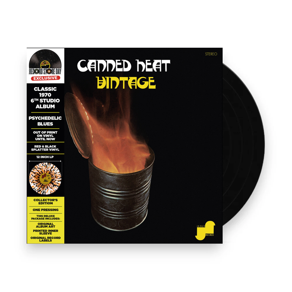 Packshot – Canned Heat – Vintage  [RSD 2023] [] (LP Vinyl) – LP – Relix
