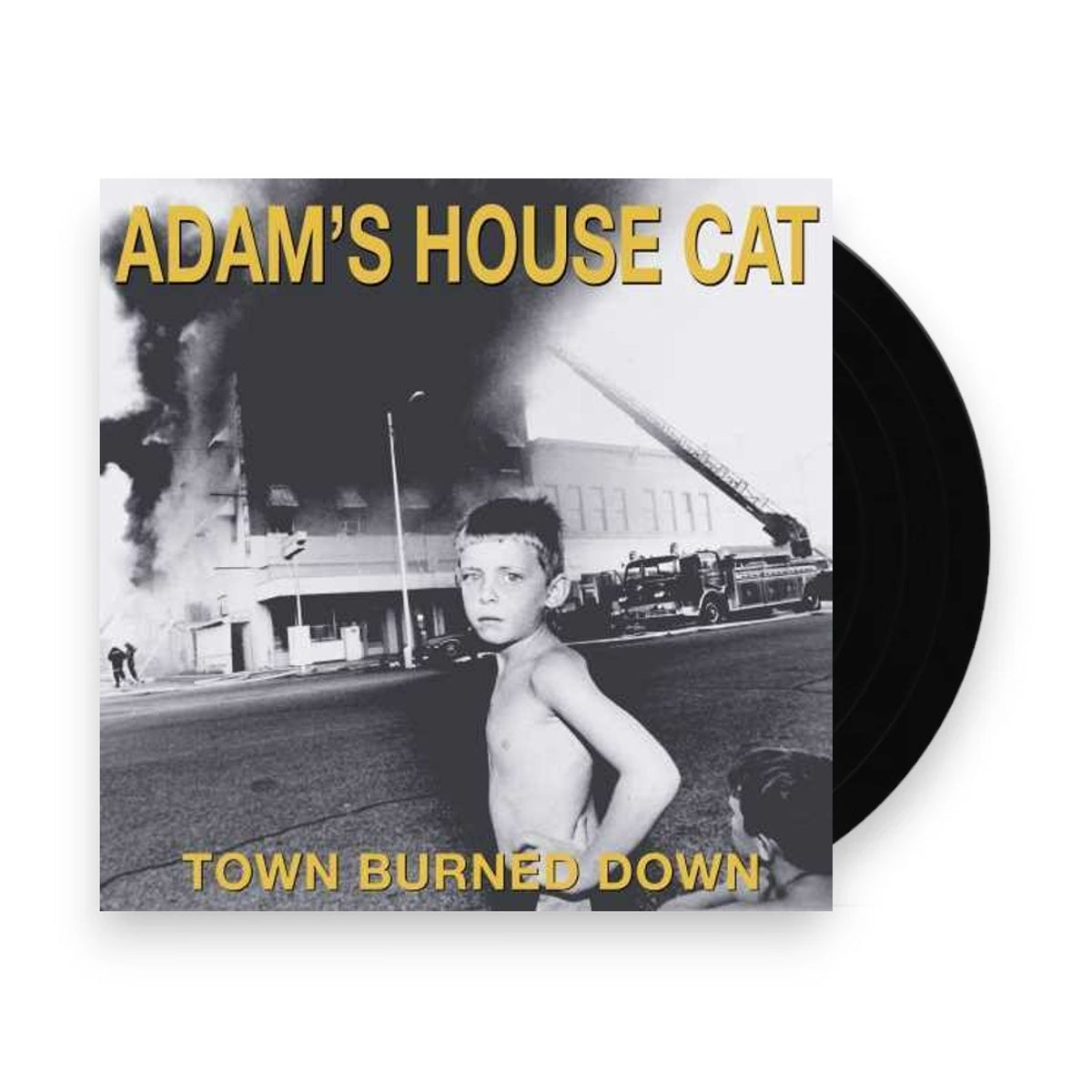 Packshot: Adam's House Cat – Town Burned Down (Yellow LP Vinyl) Vinyl LP | Relix