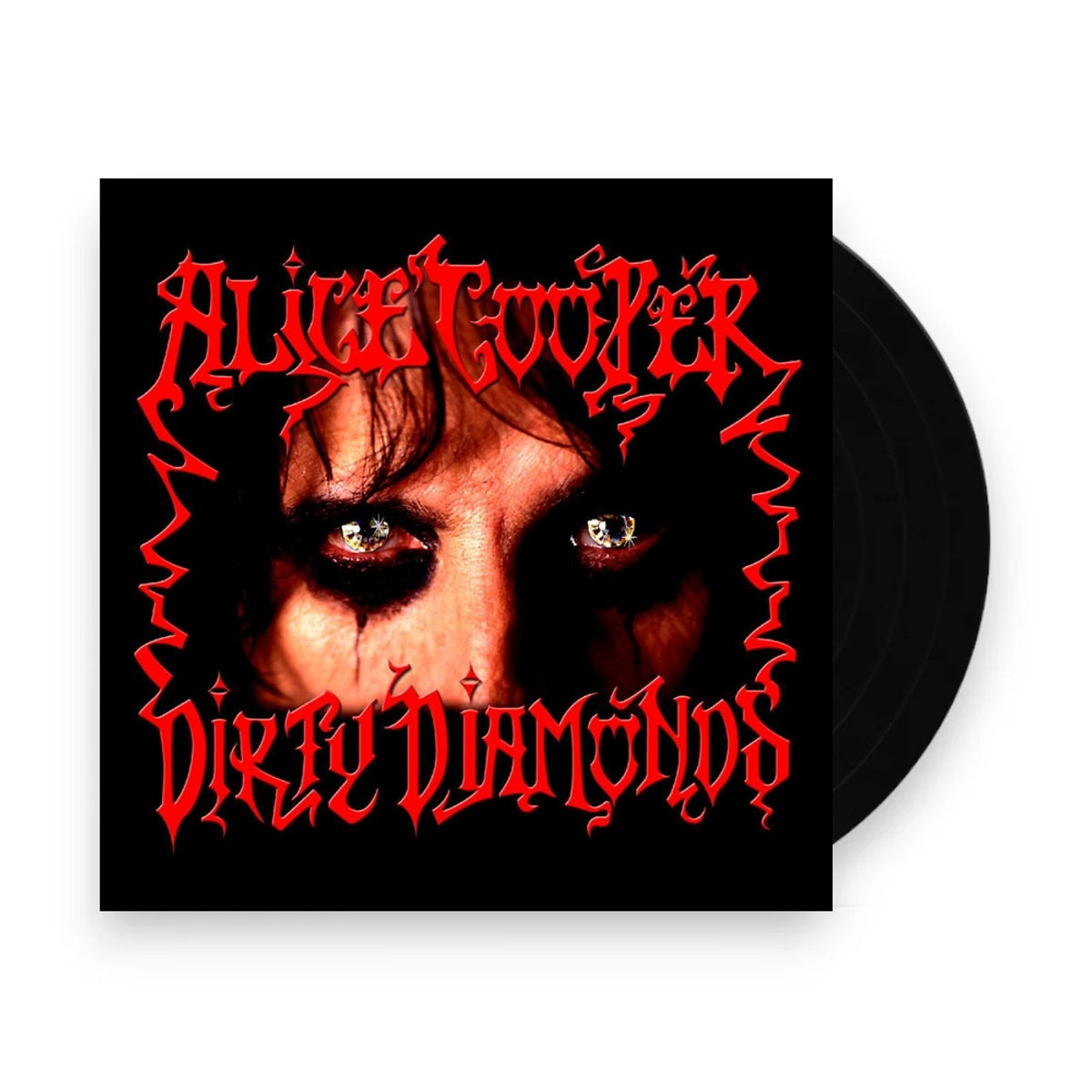 Packshot: Alice Cooper – Dirty Diamonds (Limited Edition Transparent Red LP Vinyl) Vinyl LP | Relix