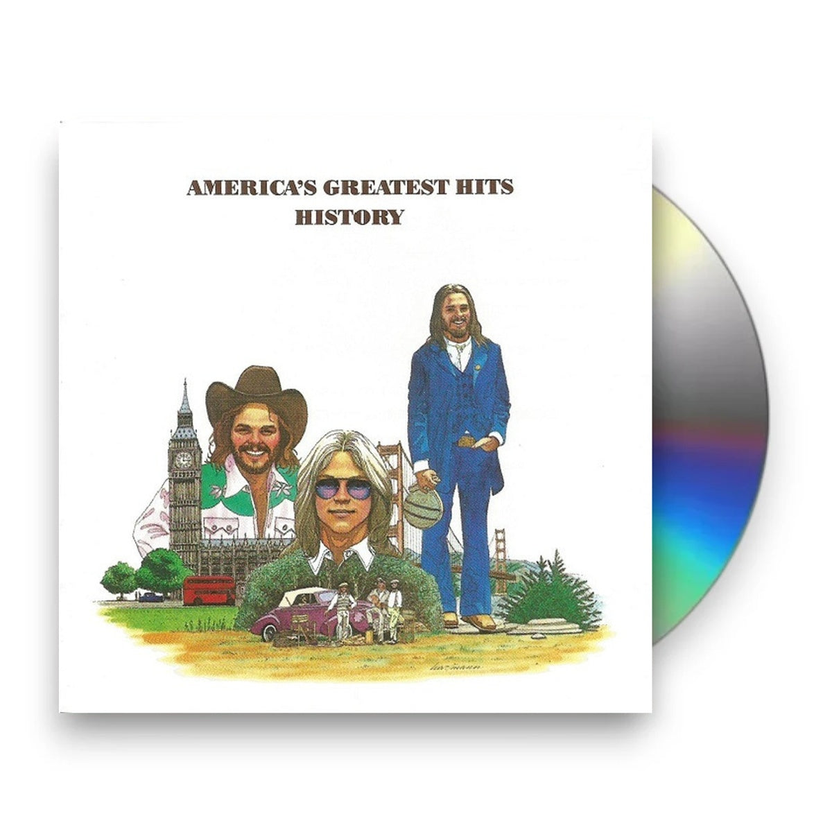 Packshot: America – History-America's Greatest Hits CD | Relix