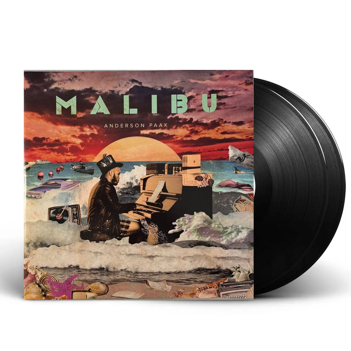 Packshot: Anderson .Paak – Malibu - 10 Year Anniversary (Sea Floor LP Vinyl) Vinyl LP | Relix
