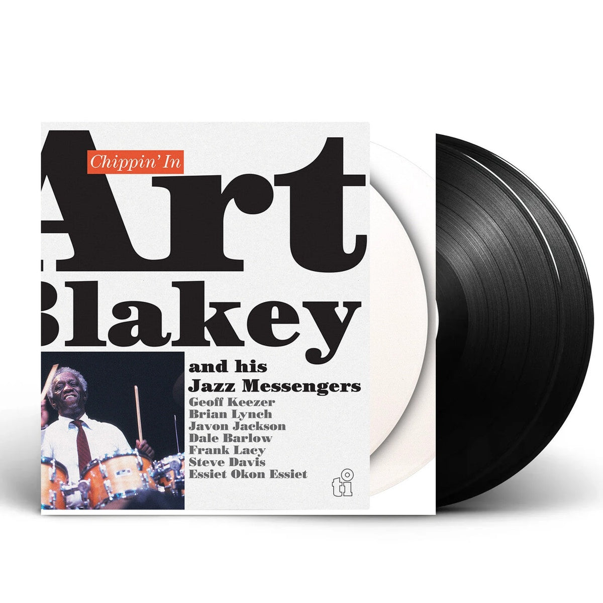 Packshot: Art & the Jazz Messengers, Feat Javon Jackson & Dale Barlow Blakey – Chippin in (2lp/white Vinyl/180g/50th Anniversary) Vinyl LP | Relix