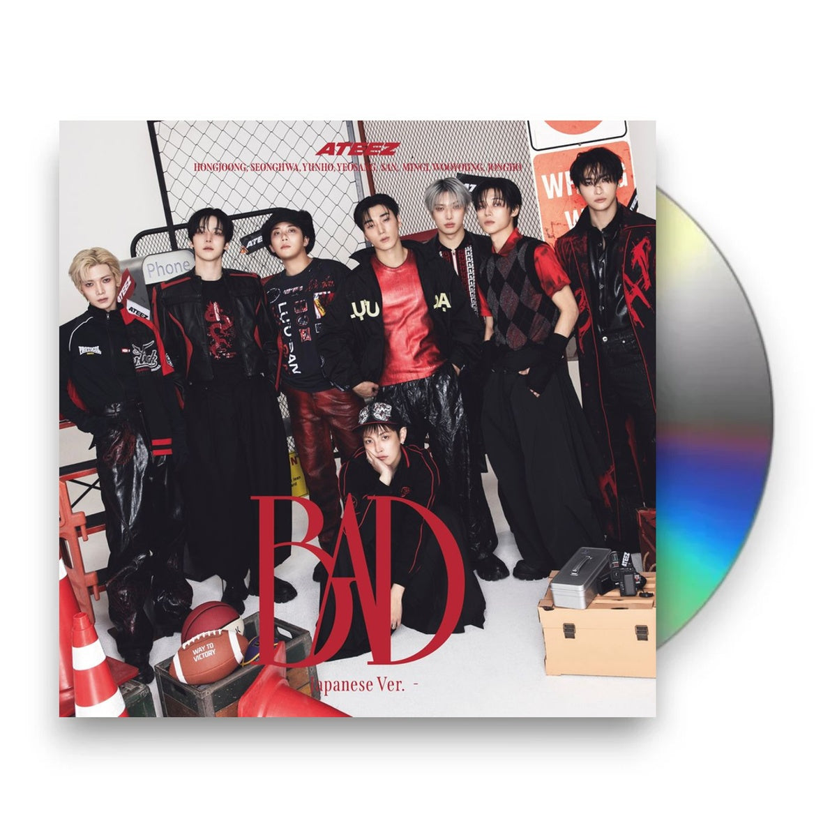 Packshot: Ateez – Bad (Japanese Ver., Standard Edition with Photobook CD) CD | Relix