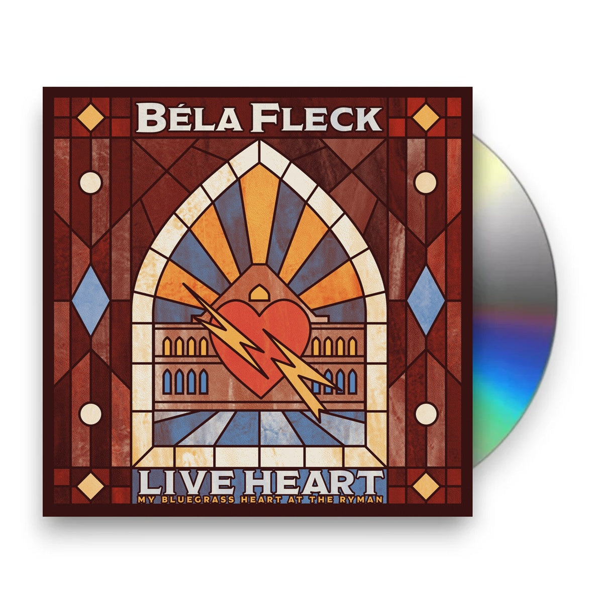 Packshot: Bela Fleck – Live Heart: My Bluegrass Heart at the Ryman (CD) CD | Relix