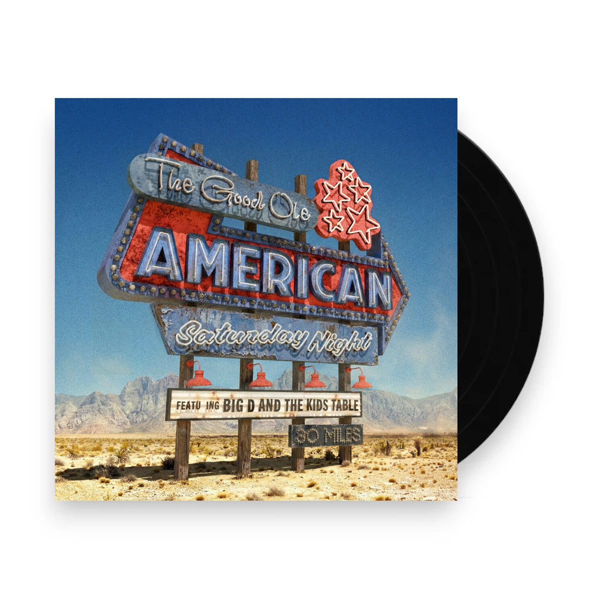 Packshot: Big D and The Kids Table – The Good Ole American Saturday Night (Blue Dream Splash LP Vinyl) Vinyl LP | Relix