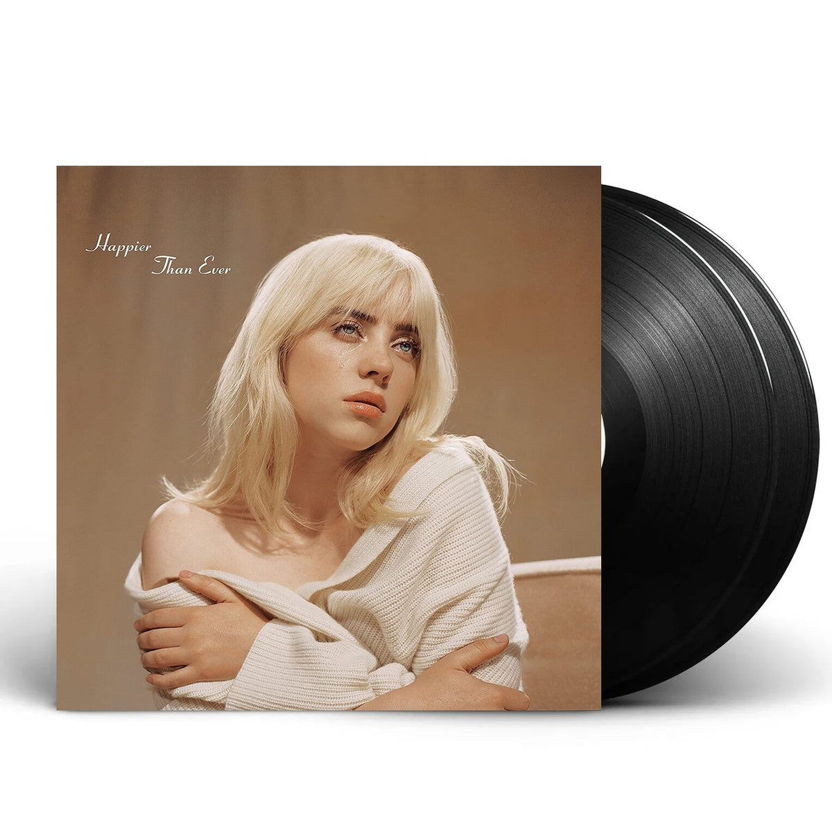 Packshot: Billie Eilish – Happier Than Ever (100% Recycled Black LP Vinyl) Vinyl LP | Relix