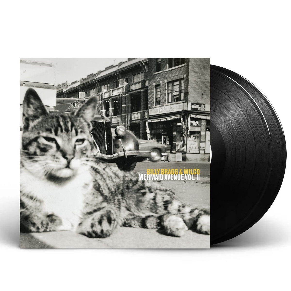 Packshot: Billy Bragg & Wilco – Mermaid Avenue Vol. II - (180g Black LP Vinyl) Vinyl LP | Relix