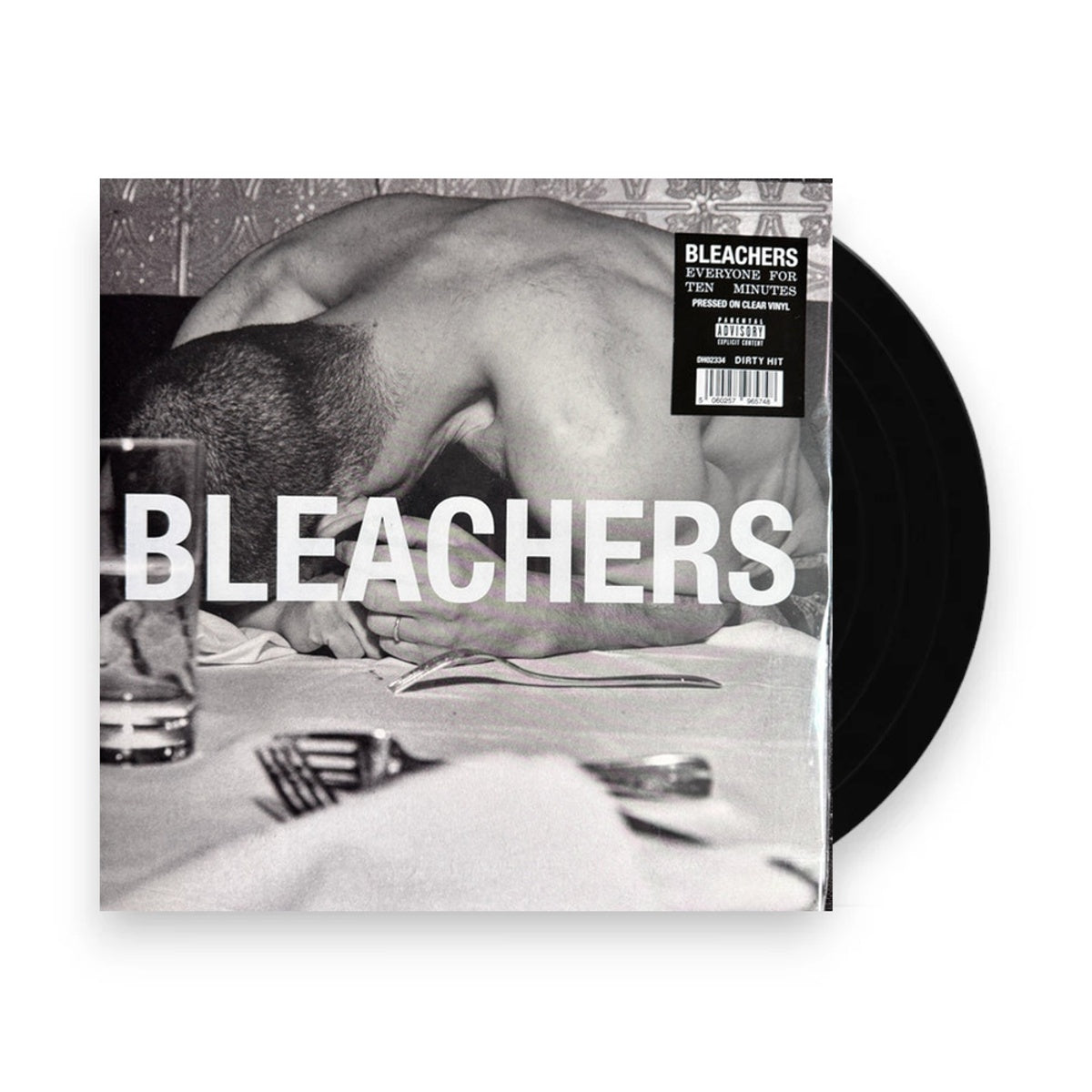 Packshot: Bleachers – everyone for ten minutes (Clear LP Vinyl) Vinyl LP | Relix