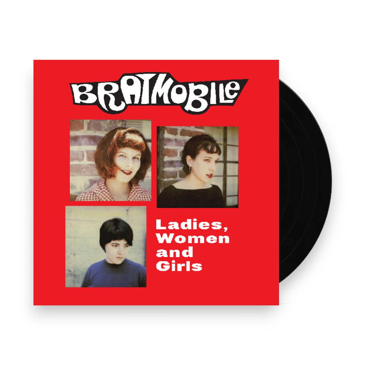 Packshot: Bratmobile – Ladies Women And Girls (Red LP Vinyl) Vinyl LP | Relix