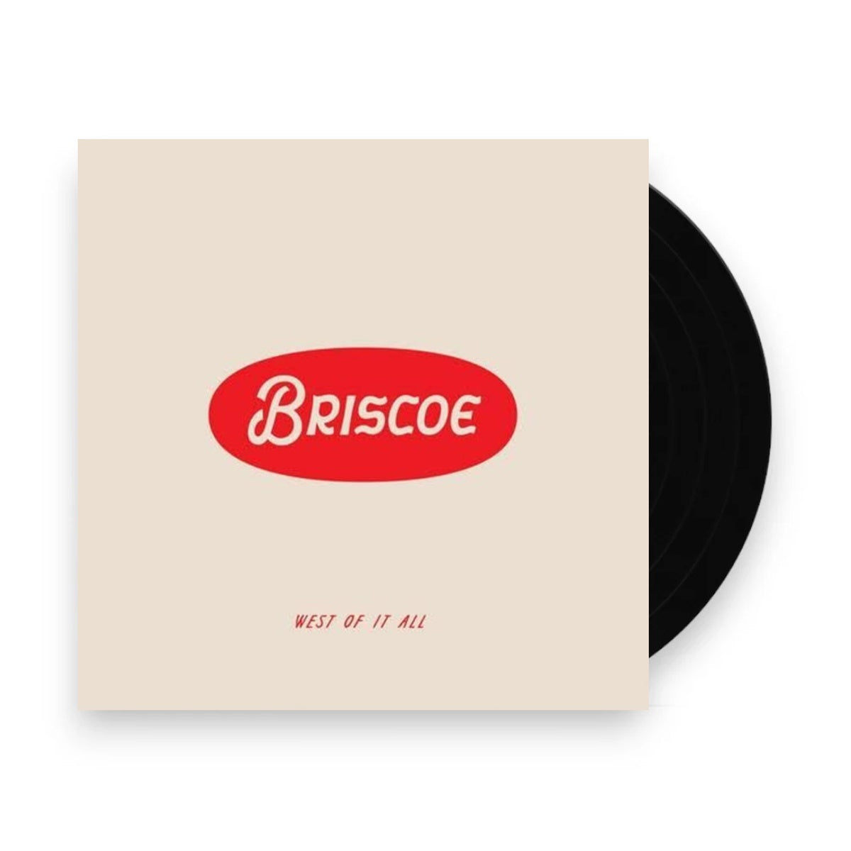 Packshot: Briscoe – West Of It All (White LP Vinyl) Vinyl LP | Relix