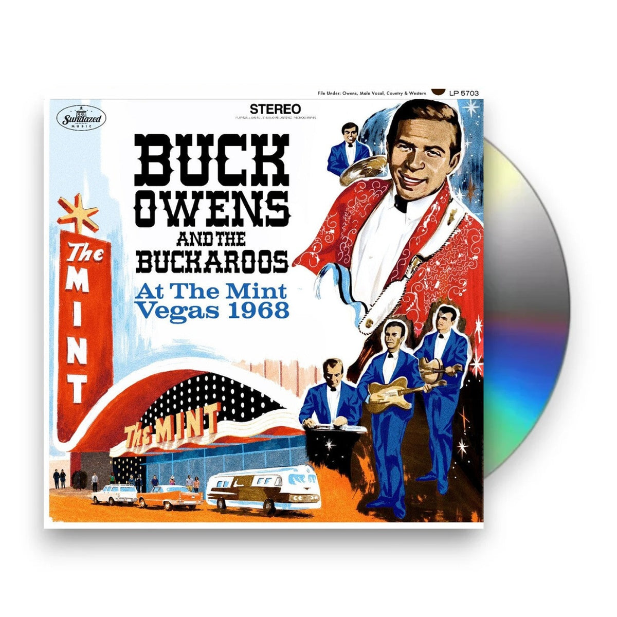 Packshot: Buck Owens  & The Buckaroos – At The Mint: Vegas 1968 (CD) CD | Relix