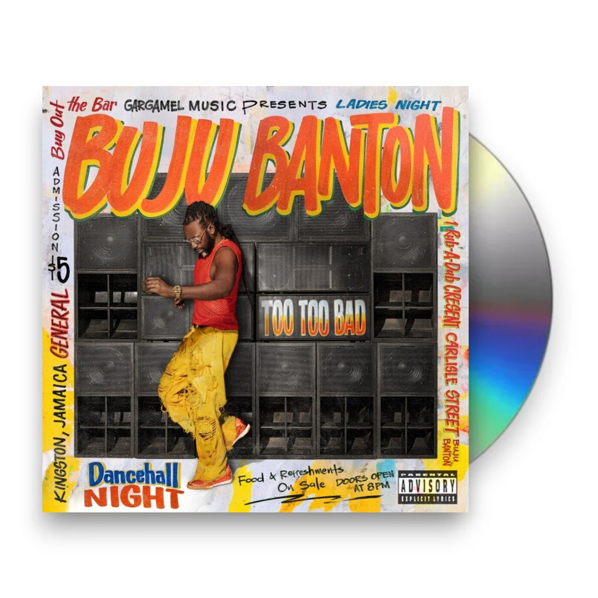 Packshot: Buju Banton – Too Too Bad (Jewl CD) CD | Relix