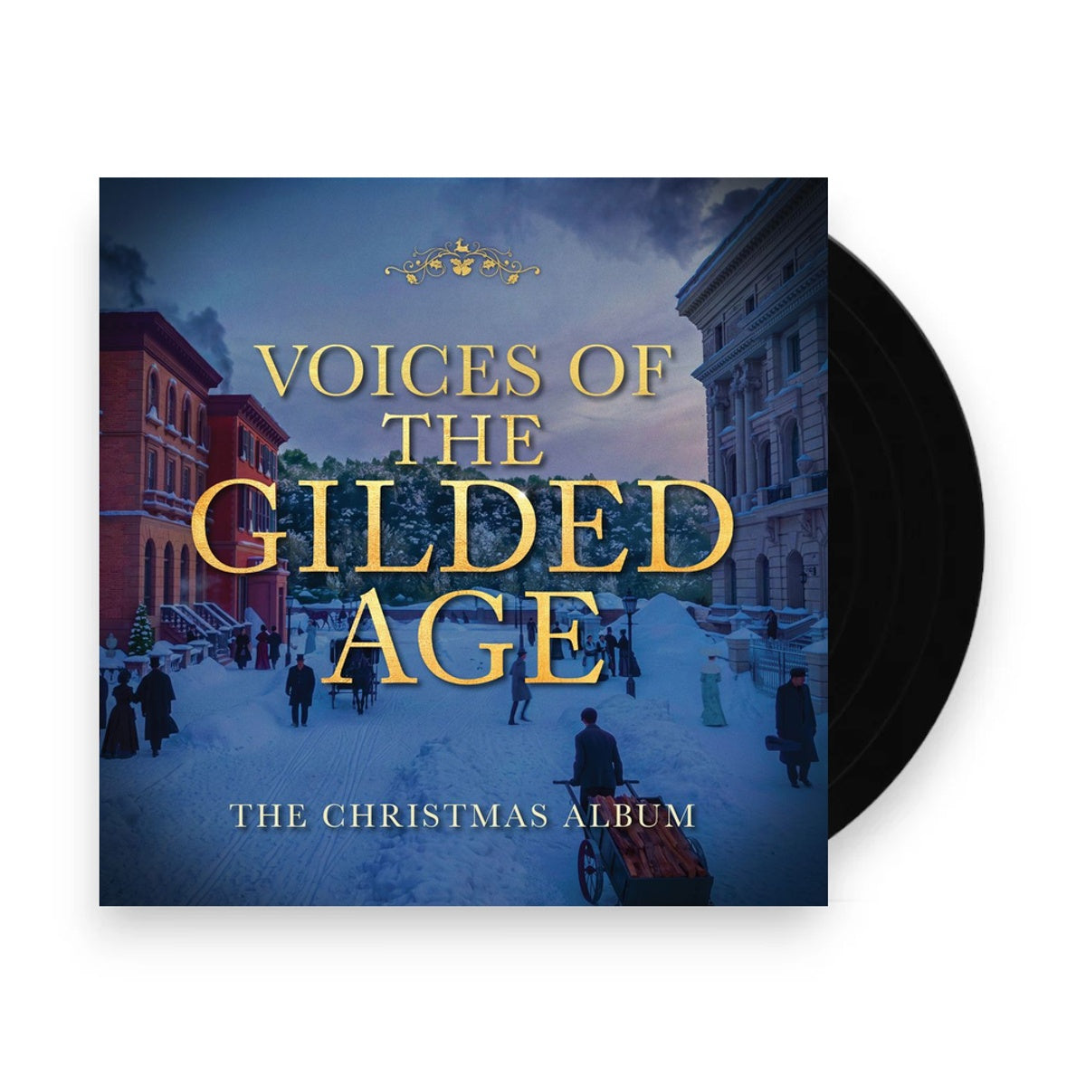 Packshot: Cast of 'The Gilded Age' – Fallen (Deluxe Edition) Voices of the Gilded Age: The Christmas Album (Gold LP Vinyl) Vinyl LP | Relix