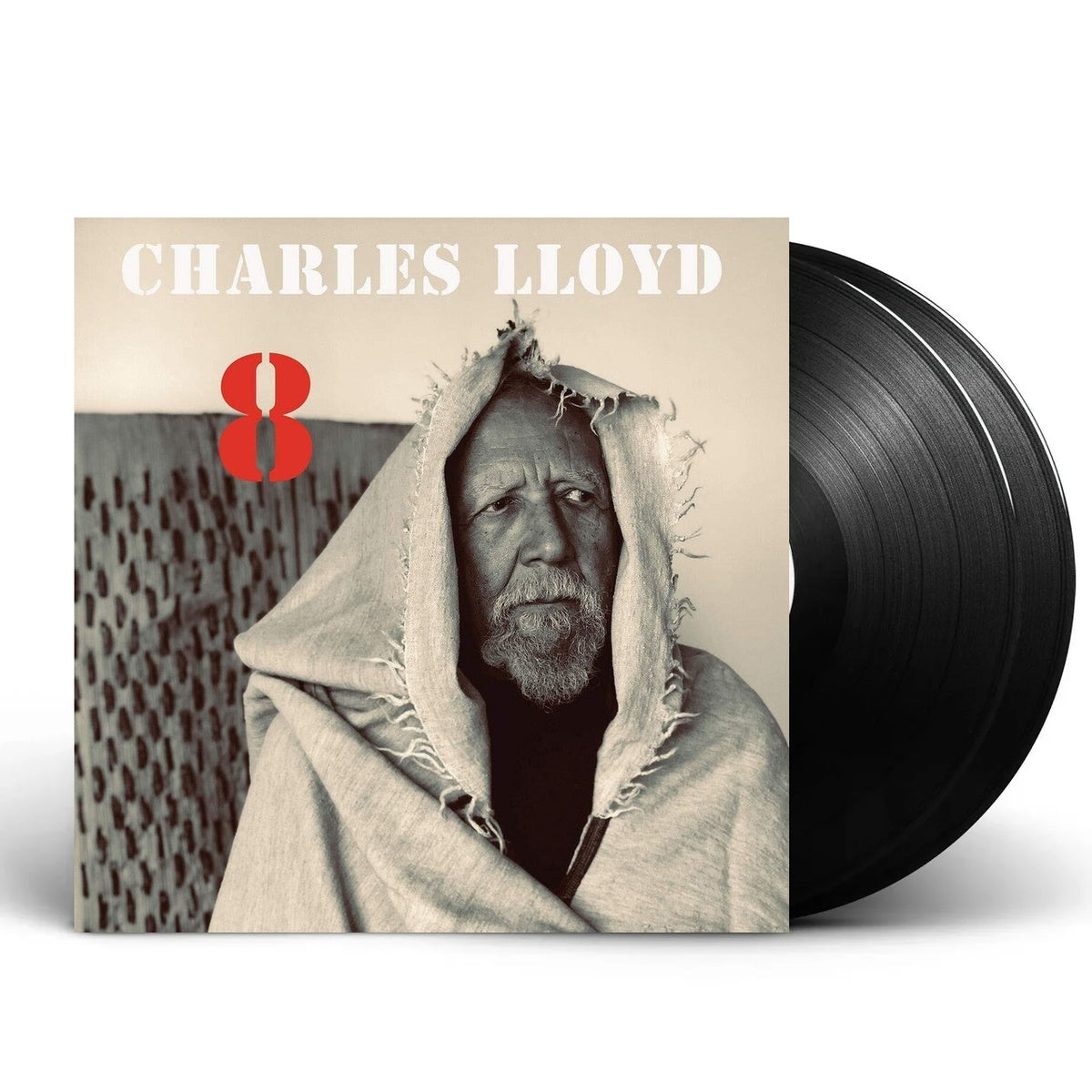 Packshot: Charles Lloyd – 8: Kindred Spirits (Live From The Lobero 2-LP Vinyl) Vinyl LP | Relix