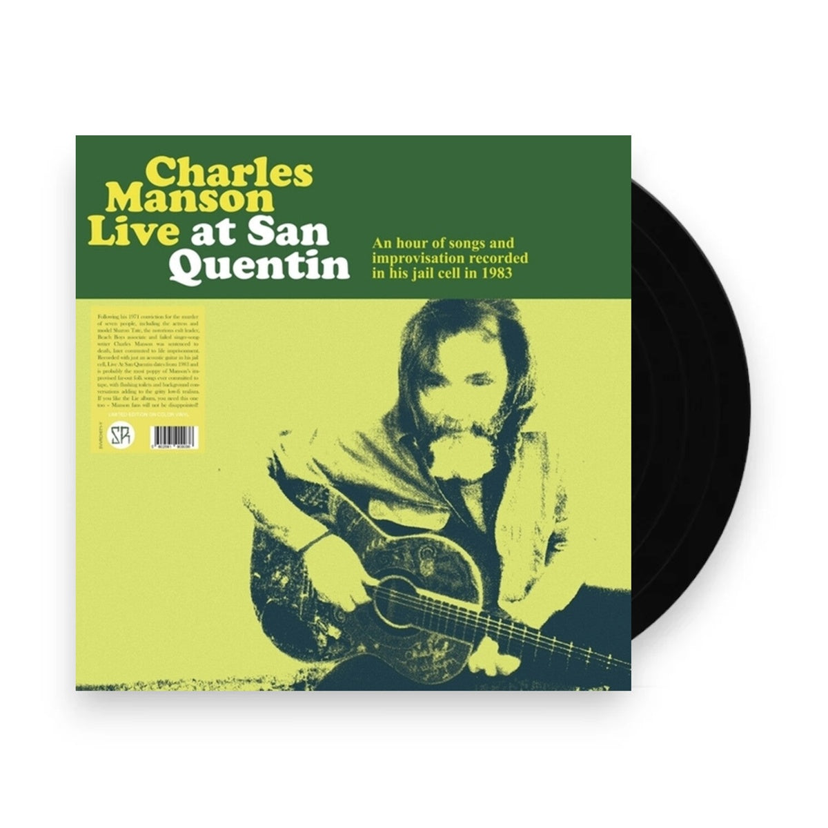 Packshot: Charles Manson – Live At San Quentin (Colored LP Vinyl) Vinyl LP | Relix