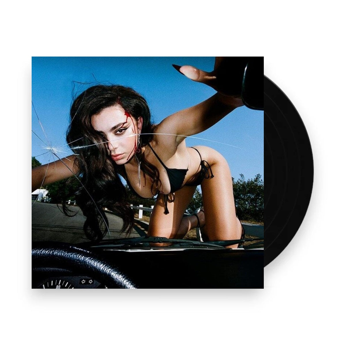 Packshot: Charli xcx – Crash - Black Vinyl (LP Vinyl) Vinyl LP | Relix