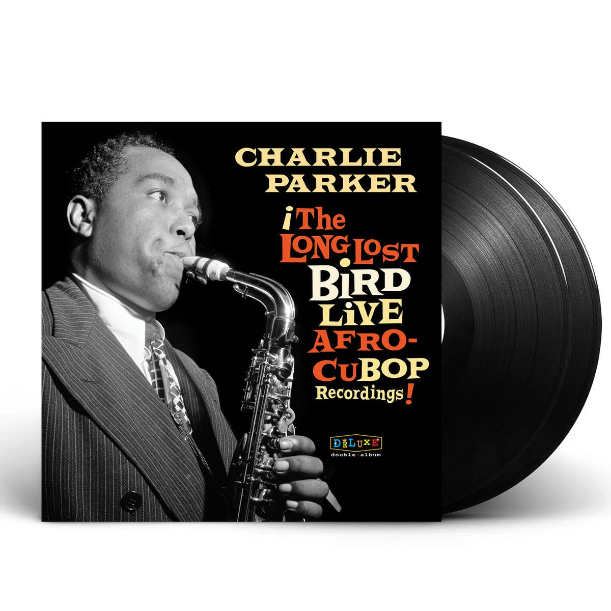 Packshot: Charlie Parker – Afro Cuban Bop: The Long Lost Bird Live Recordings [RSD 2023] [] Vinyl LP | Relix