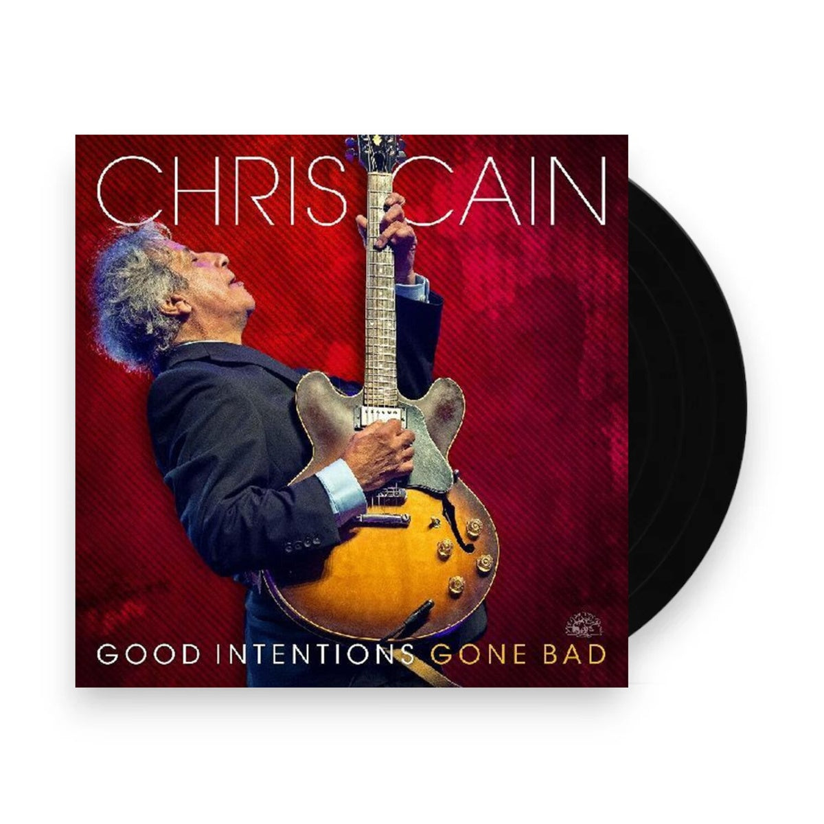 Packshot: Chris Cain – Good Intentions Gone Bad (Colored, Red LP Vinyl) Vinyl LP | Relix